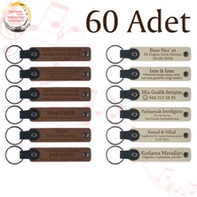 Miawiki A Kahve & Sütlü Kahve, Topluluk Etkinliklerine Katılım Hediyesi, 60’lı Set, Kişiye Özel Anahtarlık