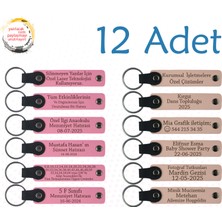 Miawiki Pembe & Pudra, 12’li Set, Kişiye Özgü Yazılı Deri Hatıra, Kurumsal Fuar Katılımcılarına Armağan