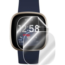 Engo Fitbit Versa 3 Ekran Koruyucu TPU Film Şeffaf 2 Adet