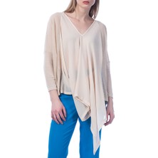 ROMAN Asimetrik Triko Naturel Y1475003_069