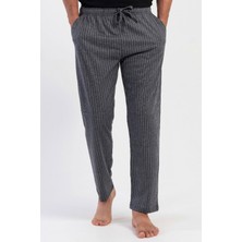 REN %100 Pamuklu Vienetta Erkek Tek Alt Cepli Pijama, Belden Bağlamalı