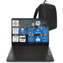 Hp Omen Gaming Intel® Core™ Ultra 7 255H Aı Ddr5 32GB 4tb SSD 8GB/RTX5070 16" 2k (1920 x 1200) 165 Hz, 3 Ms 400 Nits 100% Srgb WINDOWS11HOME Gaming Laptop CD8M2EAH15+ZETTAÇANTA