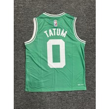 Rodak Spor Boston Celtic Tatum 0  Koyu Yeşil Basketbol Forması Micro Kumaş