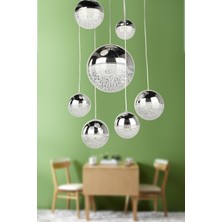 Begüsa Galaksi 7 .li Avize Krom Kaplama