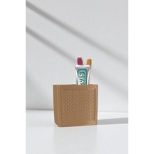 Evene Diş Fırçalığı Diş Fırçalık Diş Fırçası Standı Diş Fırçası Tutucu Siyah Renk Model 92