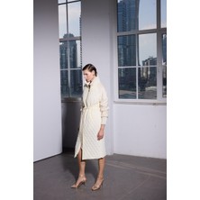 Missemramiss 4960 Velure Kapitone Uzun Mont