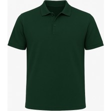 QKK Erkek %100 Pamuklu Lakost Kumaş Regular Fit Polo Yaka T-Shirt