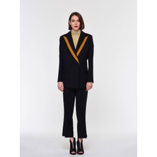 ROMAN Yaka Detaylı Cepli  Ceket Siyah K1916006_001