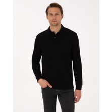 Pierre Cardin Erkek Siyah Regular Fit Sweatshirt 50311657-VR046