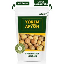 Gülçehre Yörem Afyon Orta Doğu’nun Yüzyıllık Tariflerinin Saklı Aroması Kurutulmuş Sarı Basra Limonu Misket Limon | 40GR.