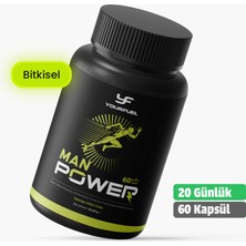 YourFuel Manpower 20 Günlük | 60 Adet | Erkek Takviyesi | Bitkisel Içerikli
