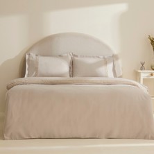 Karaca Home Lumi %100 Pamuk Saten Çift Kişilik Saten Nevresim Takımı Taş