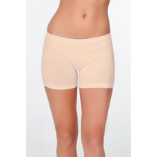 Çift Kaplan 0627 Kadın Elastanlı Kısa Şort 3'lü