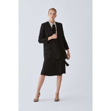 ROMAN Püskül Detaylı  Ceket Siyah K2016051_001