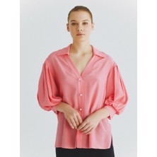 ROMAN Yarım Kol  Bluz Pembe K2013135_038