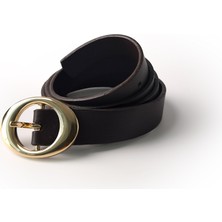 Ecrou Daire Tokalı Kemer Acı Kahve