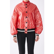ROMAN Puantiyeli  Bomber Kadın Mont Kırmızı K1916508_006