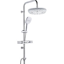 Yapıtaşı YT262 Limon Banyo Tepe Robot Duş Seti 3fonksiyonlu Butonlu