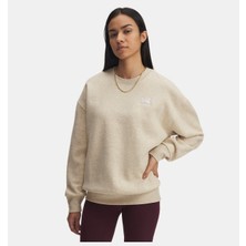 Under Armour Kadın Ua Icon Fleece Oversized Bisiklet Yaka Sweatshirt 1379475-305