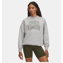 Under Armour Kadın Ua Rival Fleece Oversize Varsity Crew Sweatshirt 6007880-014