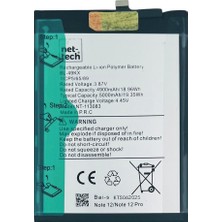 Teknonet Infinix Note 12 Uyumlu Nettech BL-49KX 5000 Mah Batarya