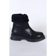 Pierre Cardin 55268 Siyah Kadın Cilt Yarım Bot