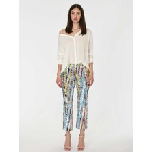 ROMAN Payetli Kısa Paça Pantolon Standart Renk Y1912110_089