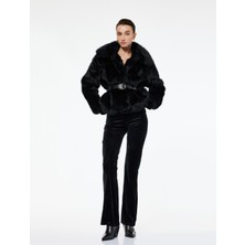 Koton Slim Fit Ispanyol Paça Kadife Tayt