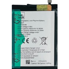 Teknonet Tecno Camon 16 Uyumlu Nettech BL-49HT 5000 Mah Batarya