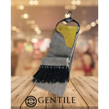 Gentile - Balık Sırtı Gümüş (Açık Gri) Atkı