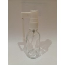 Ziylan 10CC Şeffaf Ağız Spreyli Cam Şişe,medikal ŞIŞE,100 Adet