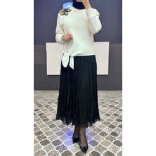 Missemramiss 4870 Violette Fleur Angora Bluz