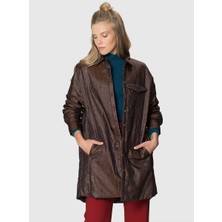 ROMAN Cep Ve Düğme Detaylı  Kap Kahve K1816037_005