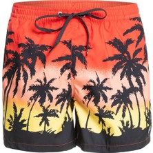 Quiksilver Everyday Paradise Volley 15 Erkek Nefes Alabilen Kumaşlı Kırmızı Spor Şort XS