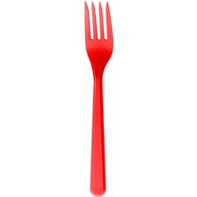 Kutlama Kutusu Plastik Kullan At Renkli Çatal 25 Li  Lüx