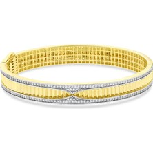 Assos Pırlanta Tasarım Altın Kelepçe - 14K