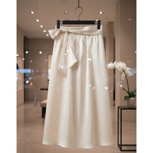 Luana Aneta-Etek Bel Bağlamalı Uzun Maxi Şık Düz Renkli, Her Mevsim Için Uygun