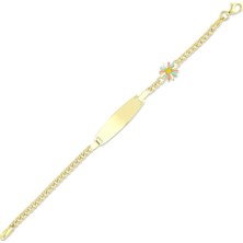 Assos Pırlanta Altın Çocuk Künye - 14K