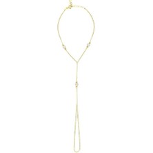 Assos Pırlanta Altın İncili Şahmeran Bileklik - 14K