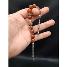 Han Ticarethane 11'li Doğal Taş Akik Zaza Model Tesbih