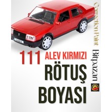 Flea Market Otomobil Çizik Taş Izi Giderici 111 Tutku Kırmızı , Fiat Egea, Panda, 500 , Rötüş Boyası 20ML