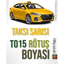 Flea Market Taksi Sarısı - T015 - Profesyonel Rötüş Boyası - Taş Izi ve Çizik Giderici