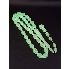 Han Ticarethane Karanlıkta Yeşil Parlayan Imame Işlemeli Kedi Gözü Tesbih