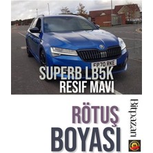 Flea Market Skoda Superb - Reef Blue LB5K - Resif Mavi Profesyonel Rötüş Boyası