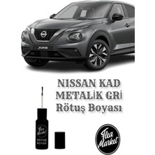Flea Market Nıssan Metalik Gri Kad - Qashqai, X-Trail, Juke - 25ML Fırçalı Şişe
