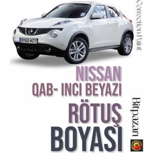 Flea Market Nıssan Juke - Inci Beyaz Otomobil Çizik Taş Izi Giderici Rötüş Boyası 20+20ML Çift Şişe