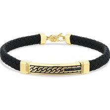 Assos Pırlanta Altın Erkek Bileklik - 14K