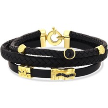 Assos Pırlanta Altın Erkek Bileklik - 14K