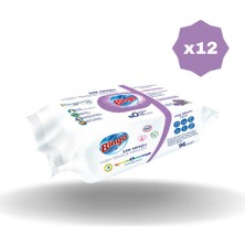 Bingo Yüzey Temizlik Havlusu Lavanta 96’lı - (12 Adet)