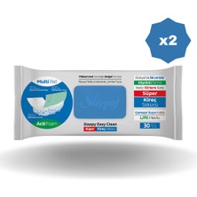 Sleepy Yüzey Temizlik Havlusu Kireç Çözücü 30’lu - (2 Adet)